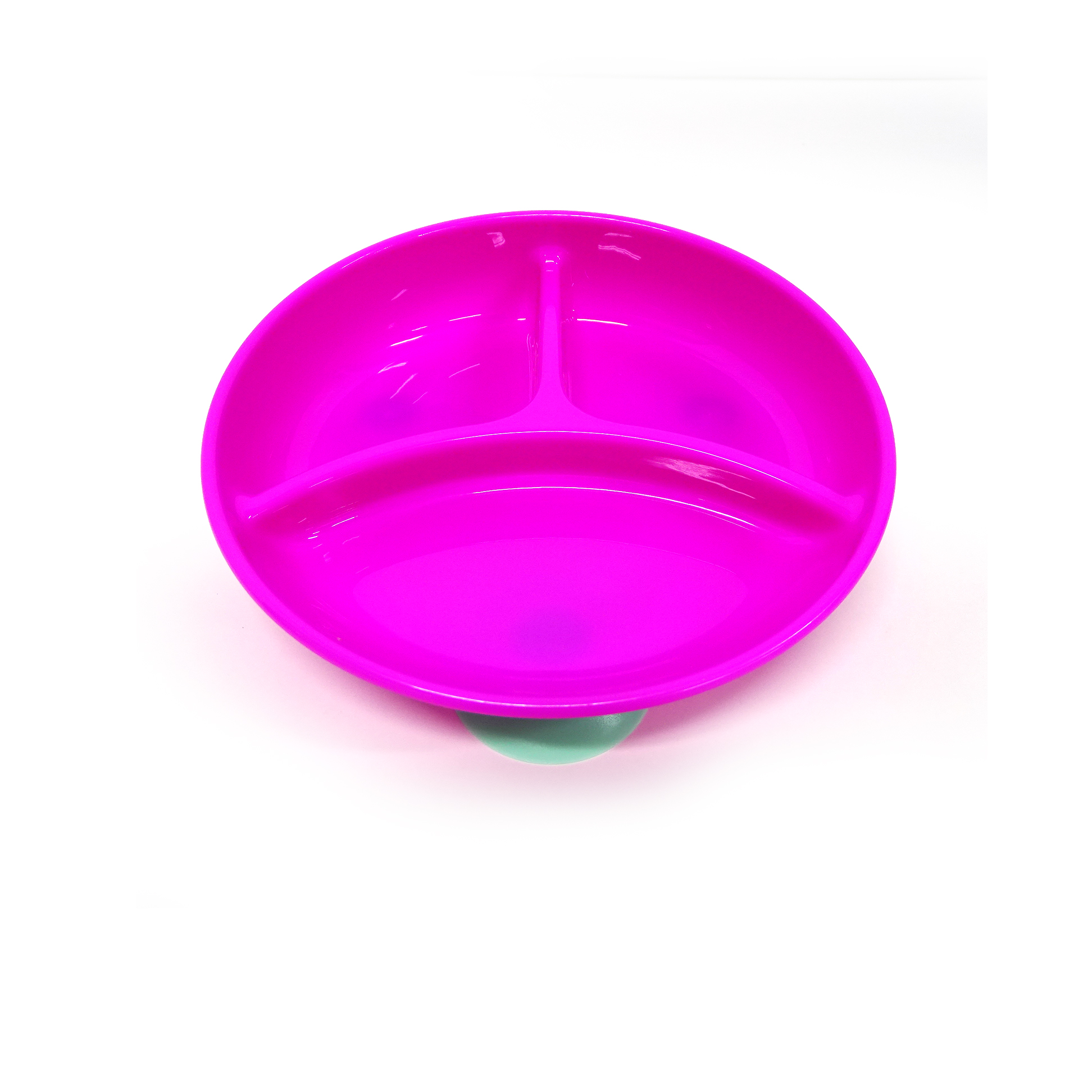 Plato succión con división rosado - OUTLET