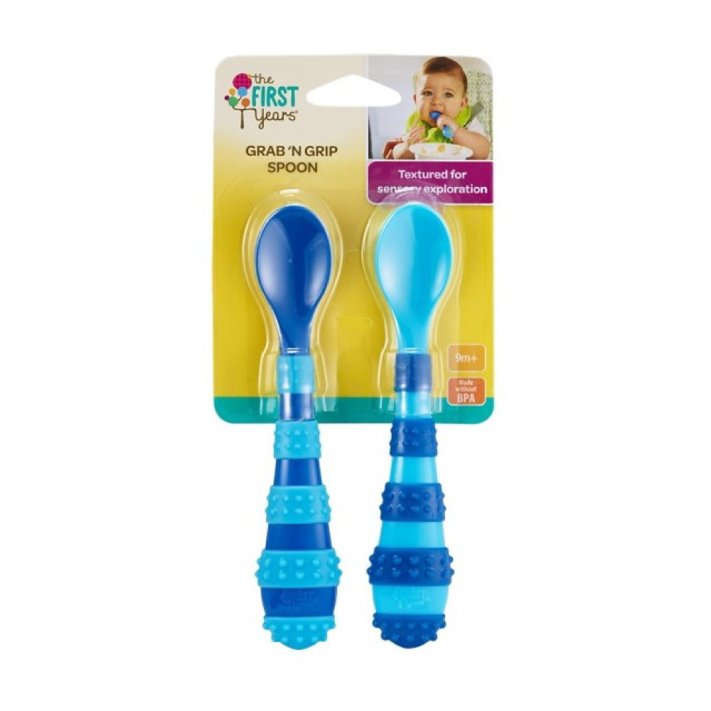 Cucharas Grab n Grip 2pk - Azul - Imagen 3