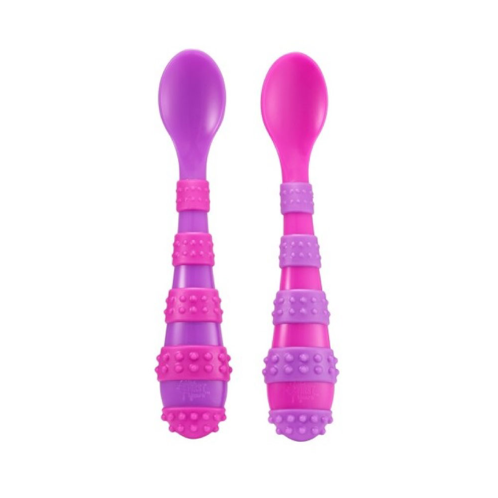 Cucharas Grab n Grip 2pk - Morado - Imagen 2