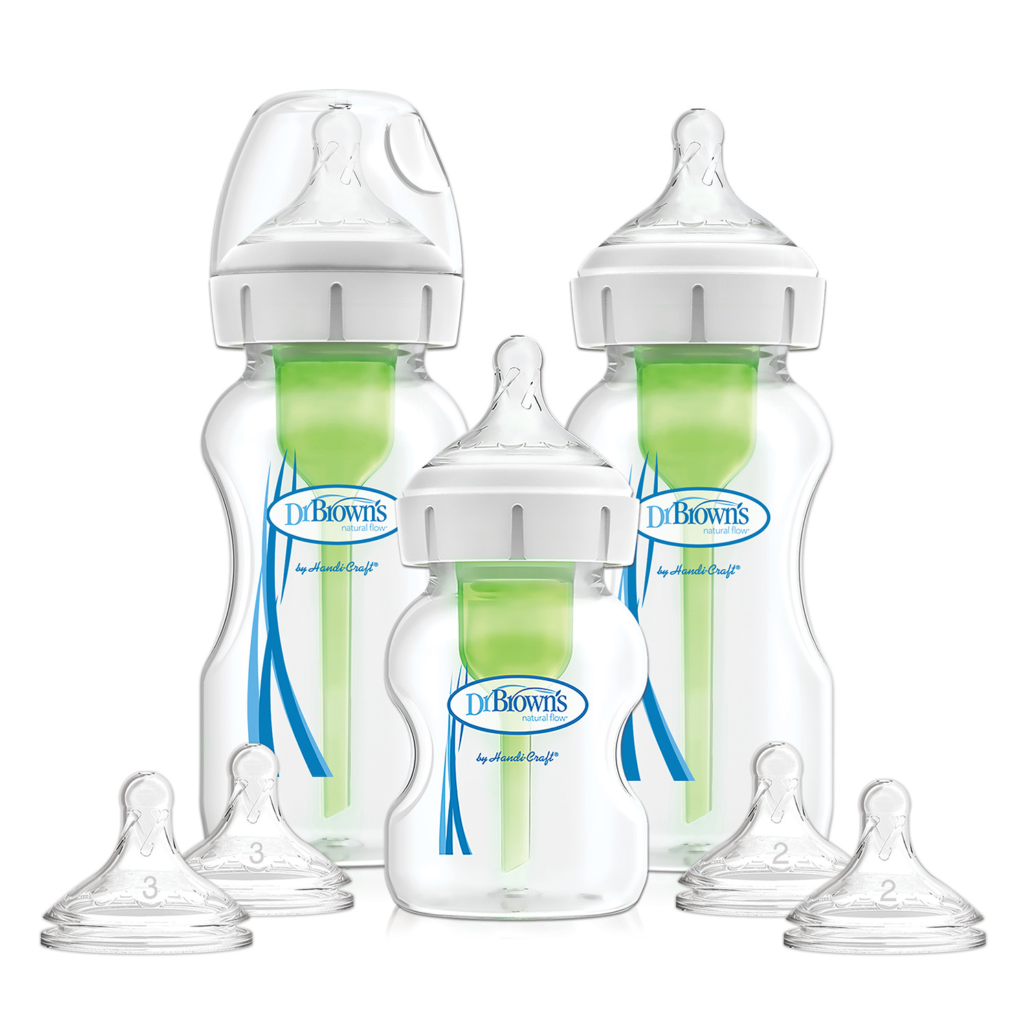 KIT BIBERONES BOCA ANCHA OPTIONS+